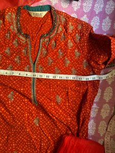 Biba A Line Kurta Set
