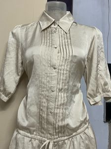 Korean Silk Collar One Piece