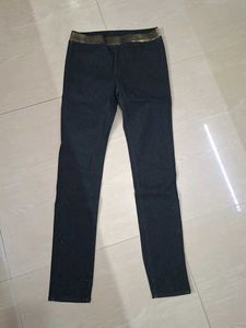 Black Denim Jagging