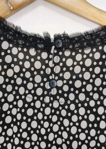 Trendy New Black And White Top For Women