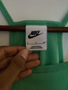 Nike Ribbed Tank - Green