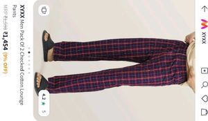 Luxe Plaid Lounge District Thrifted Pants 🌟