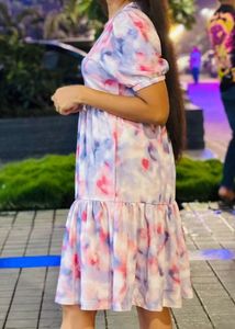 Tie-dye Mini Dress