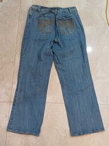 Studded Denim Jeans