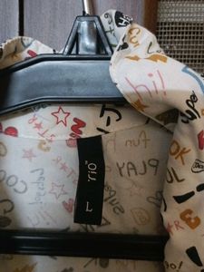 Fun Graphic Print Top