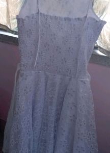 Party Wear Beautiful Pure White Gown