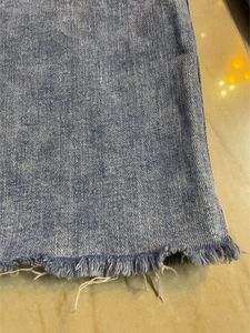Wide Leg Jeans Blue Washed Colour