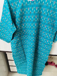 Blue Printed Kurta