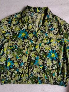 Floral Print Crop Top