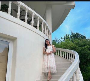 White Floral Dress