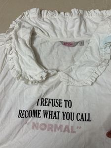 selling cute white top