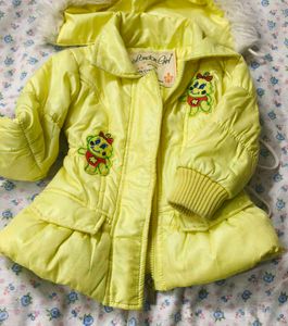 Cute Yellow Kids Jacket
