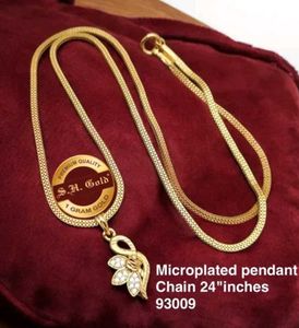 Gold Plated Pendant Chain(With 🎁)