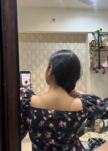 Floral Print Mini Dress, size-s