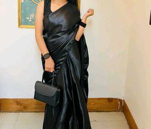 Elegant Black Saree