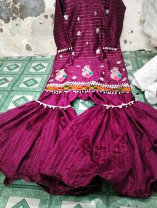 New Full Gotta Patti work Garara Dress Ne