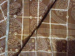 Vintage Brown Saree