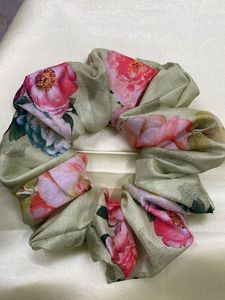 Combo Of 5 Satin Scrunchies regular Size