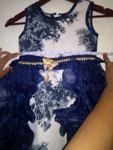 New Party Wear Organza Frock