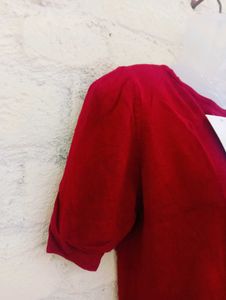 Rust Viscose Crop Top