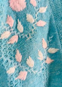 Vintage Floral Embroidered Cardigan