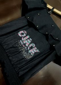 Black Top For 6-8 Year Girl 30 Bust