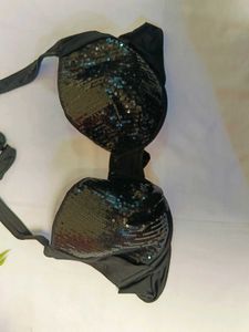 🇳🇿💫♥️ Imported Black Sequin Bikini Top