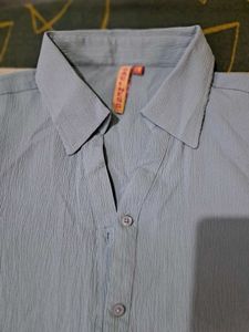 Blue Button-Down Shirt