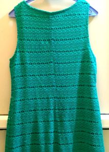 Long Green Net Dress
