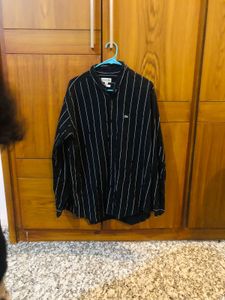 Lacoste Striped Button-Down Shirt