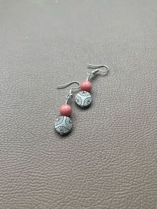 Tree of Life &amp; Heart Earrings German Silver