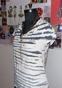 Kappa Striped Tie-dye Tee