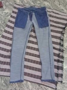 Navy Blue Denim Jeans