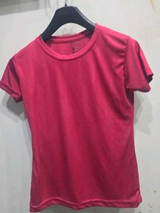 Pink Athletic T-Shirt