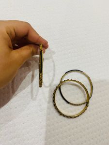 Gold-Tone Bangle Set of 3