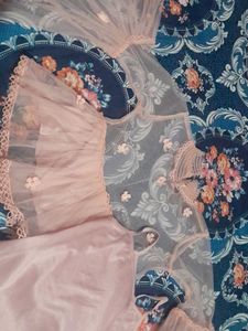 Peach Floral Dress