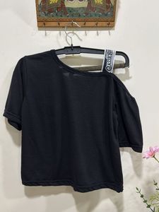 Black Girls Rule Single Shoulder top