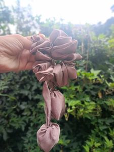 Satin Tulip Hair Tie
