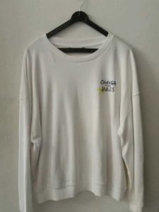 White 'Change the Rules' Top