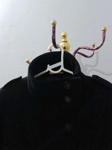 Elegant Black Overcoat