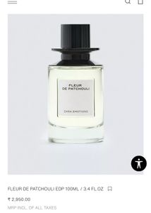 zara perfume fleur de patchouli