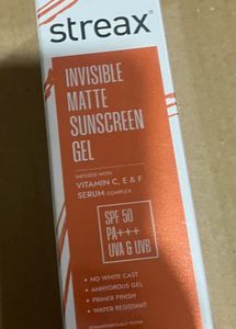 Invisible Matt Sunscreen Gel