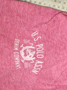 U.S. Polo Assn. Pink Tee