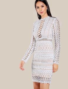 White Bodycon dress