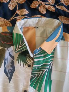 Funky Patterned Short Sleeve Shirt