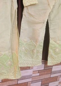 Embroided Green Suit Set