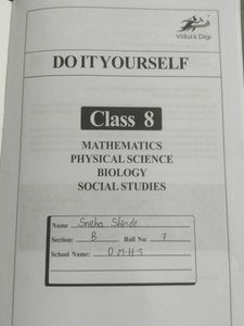 Class 8 Do It Yourself Book