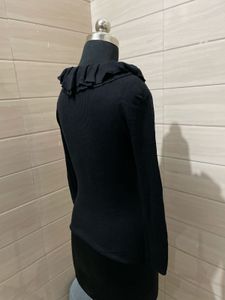 Ralph lauren Old Money Style Black Ruffled