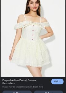 Savana Draped A-Line Dress