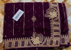 Elegant Purple Saree